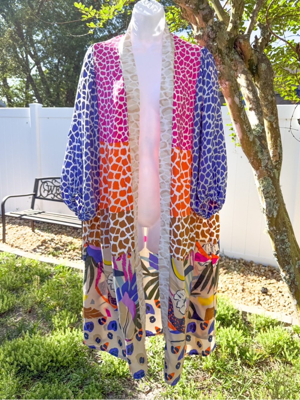 Brooke Webb x Anna & Ava Colorblock Kimono Duster One Size